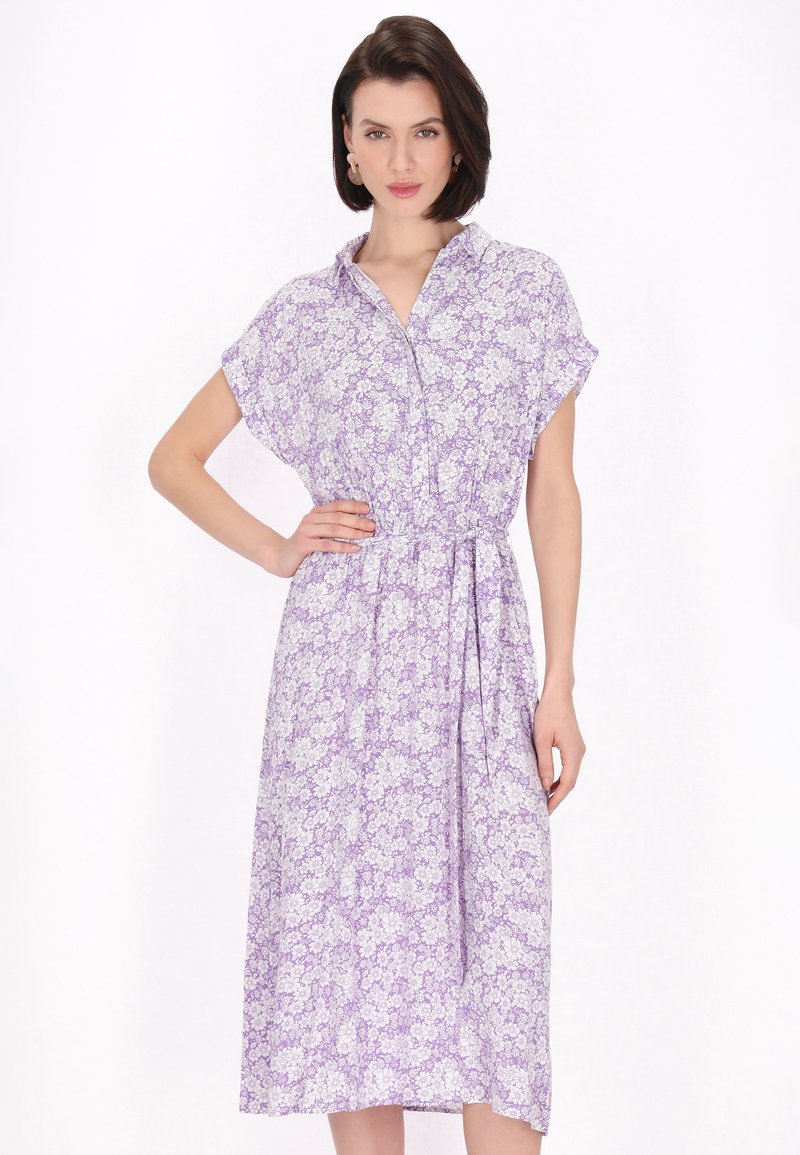 usha Abito a camicia - purple white