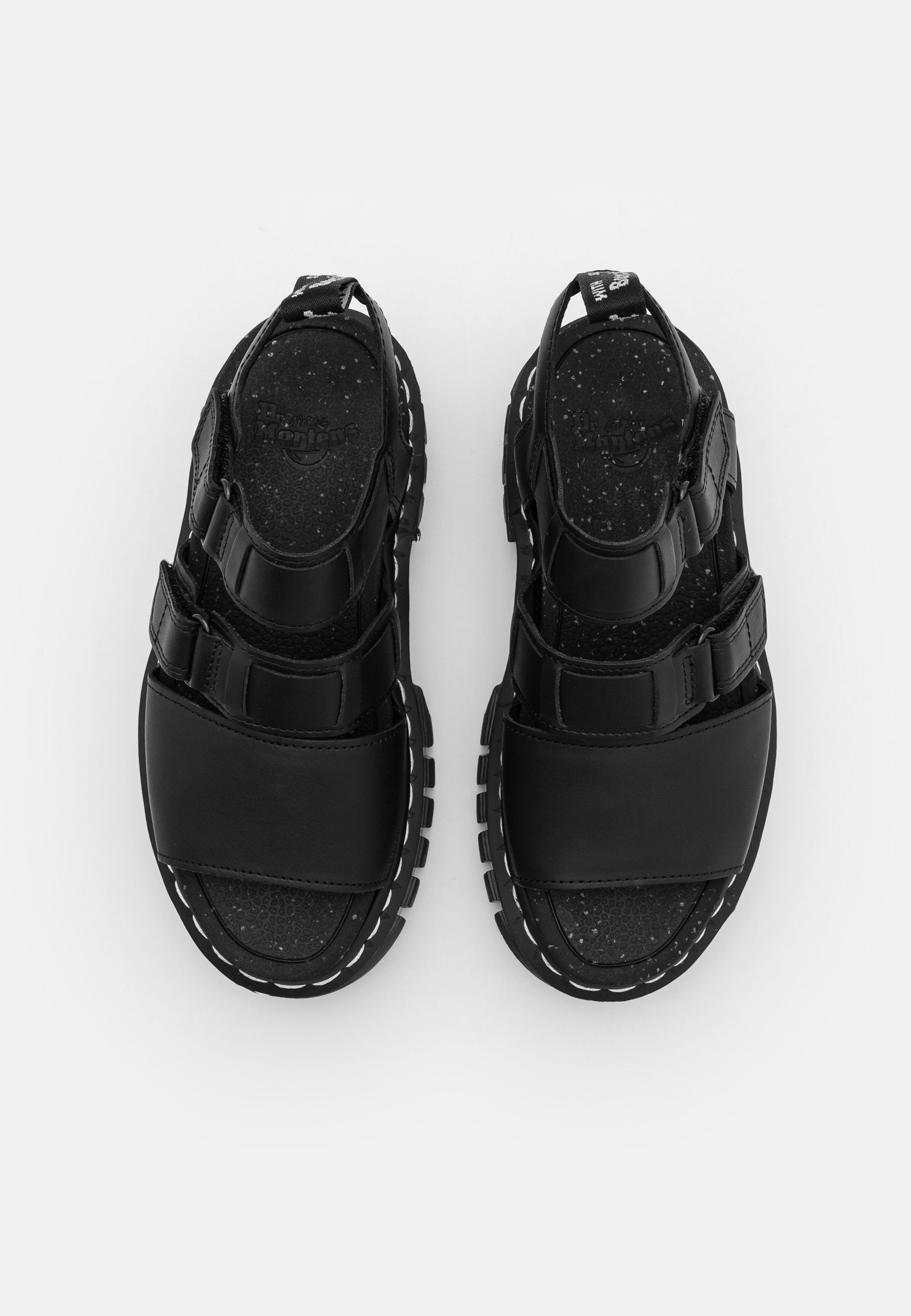 Dr. Martens RICKI 3 STRAP - Platform sandals - black - Zalando.co.uk