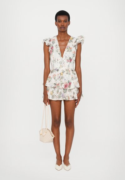 Alice + Olivia KESSIE RUFFLE ROMPER - Pajac - sweet nothings