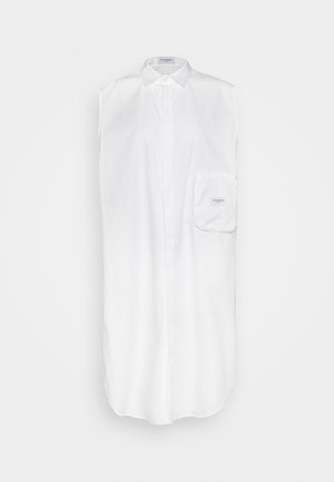 EDITHMARCEL SLEEVELES CHAMISIER - Φόρεμα πουκάμισο - white