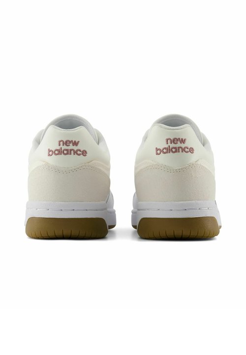 New Balance Zapatilla Casual Unisex 480 Blanco / Rojo — foto 4