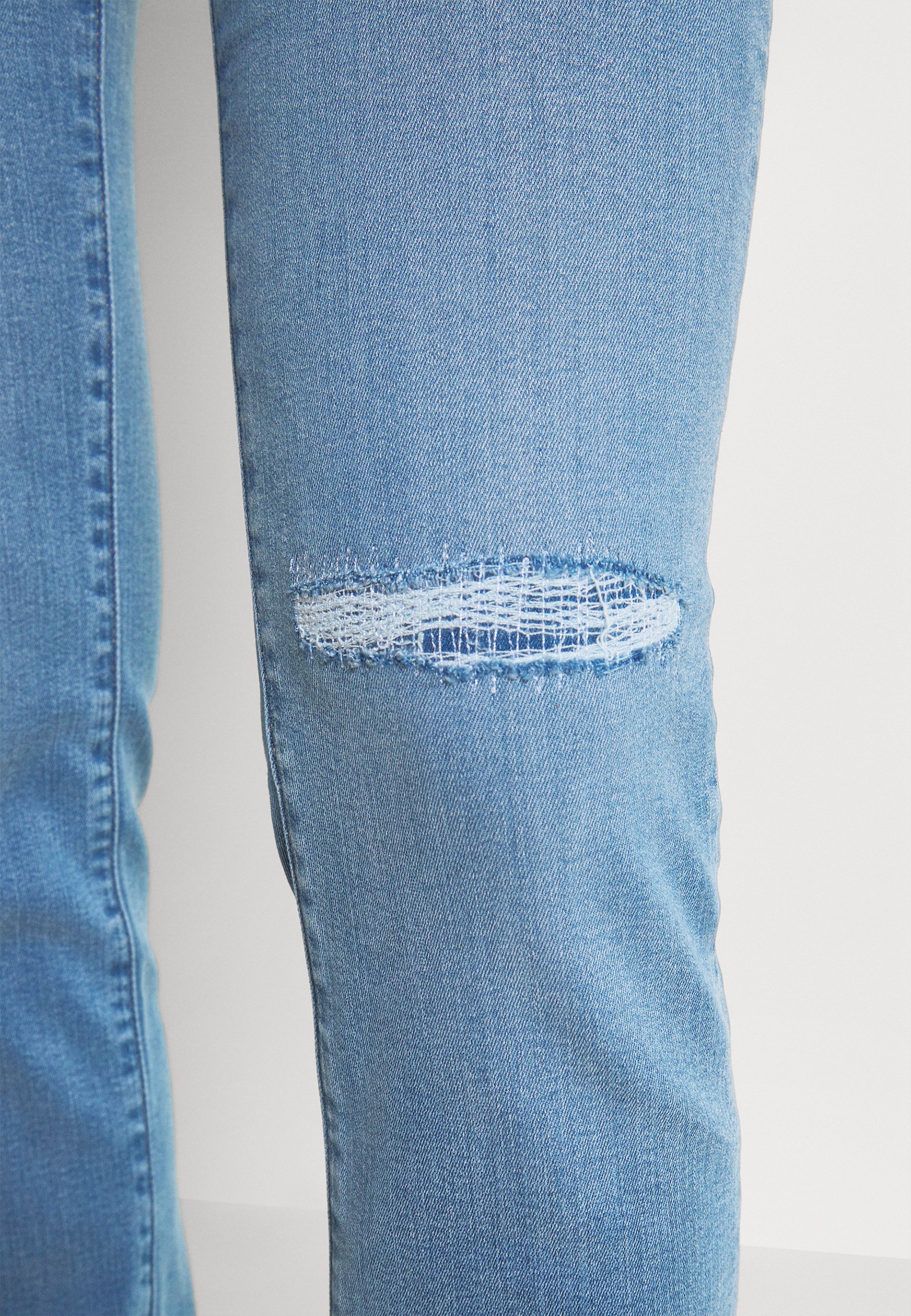 Levi's® 724 HIGH RISE STRAIGHT - Tiesaus kirpimo džinsai - rio meet up with  damage/šviesiai mėlyno džinso - Zalando.lt