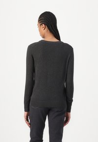 Calvin Klein FINE GAUGE CARDIGAN - Kardigan - charcoal heather