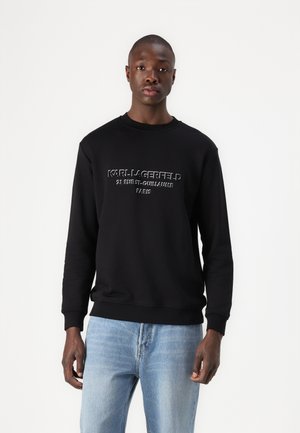 CREW NECK - Sweatshirt - black