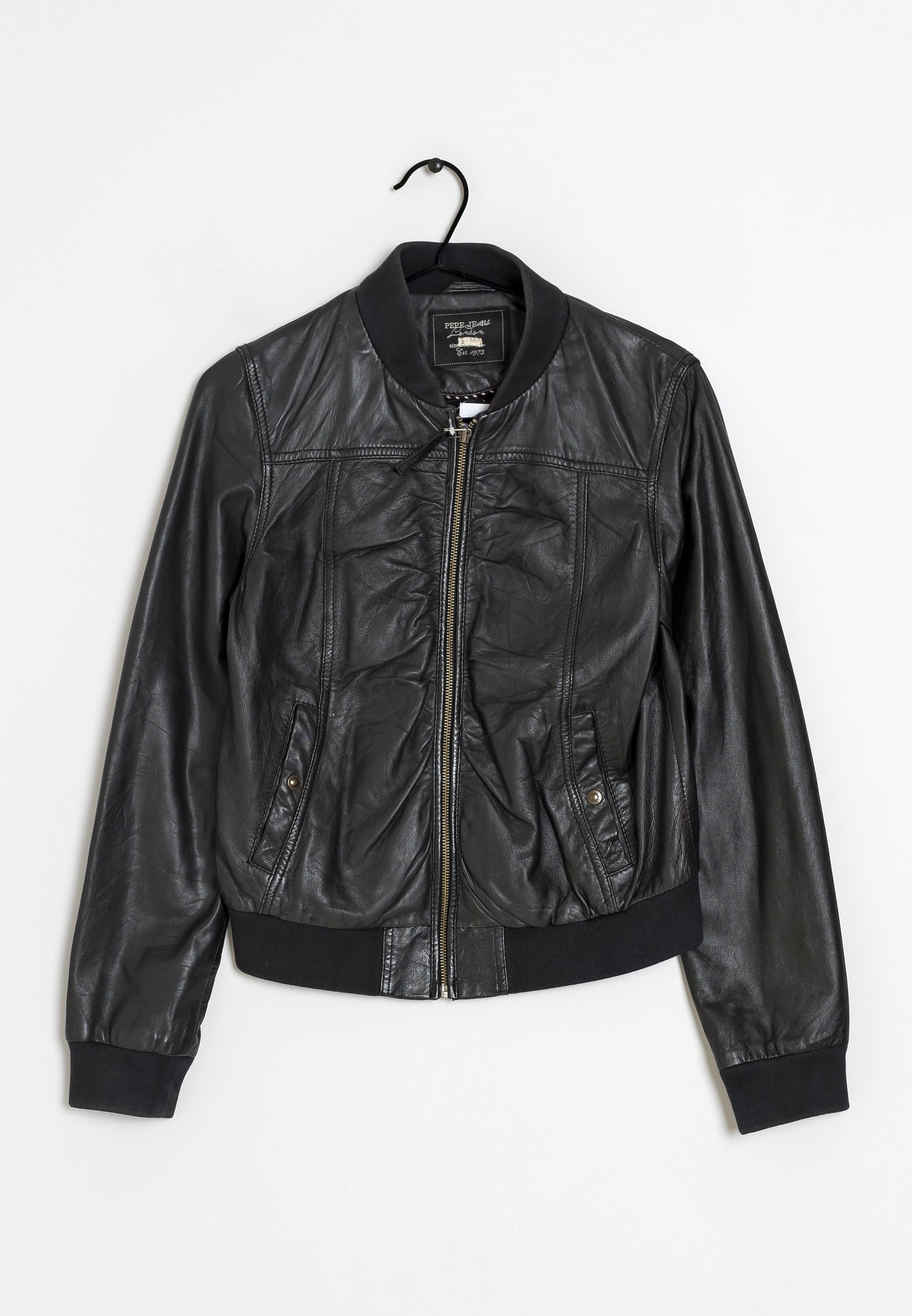 Leather Pepe Bomberjacke Patrizia Pepe Trimmed-collar Bomber