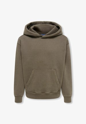 ONLY & SONS junior, HOODIE OSJLARRY SWEATSHIRT - Sweat à capuche - tarmac