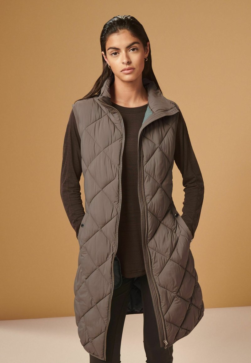 Next QUILTED - REGULAR FIT - Vest - mink brown