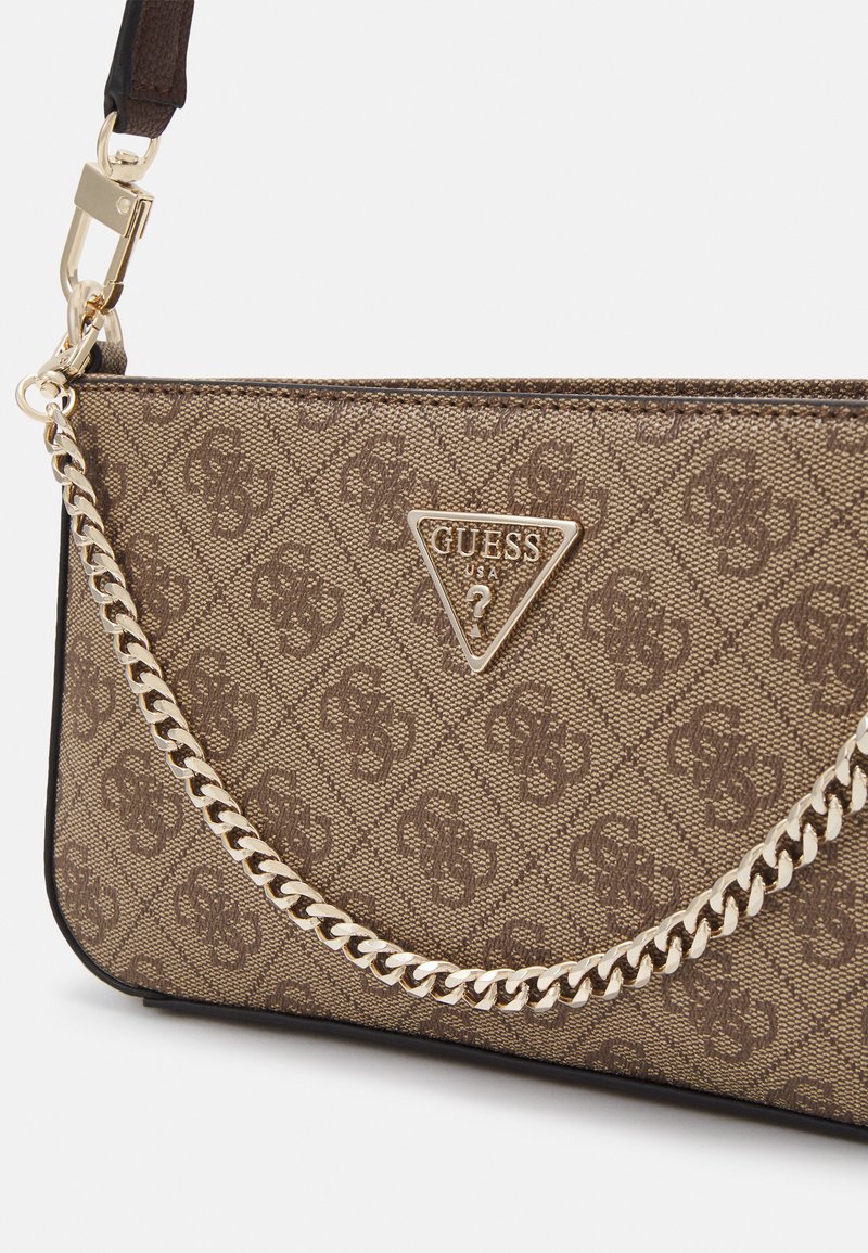 GUESS Noelle Mini-Handtasche Mit Reißverschluss Für Damen, Kohle