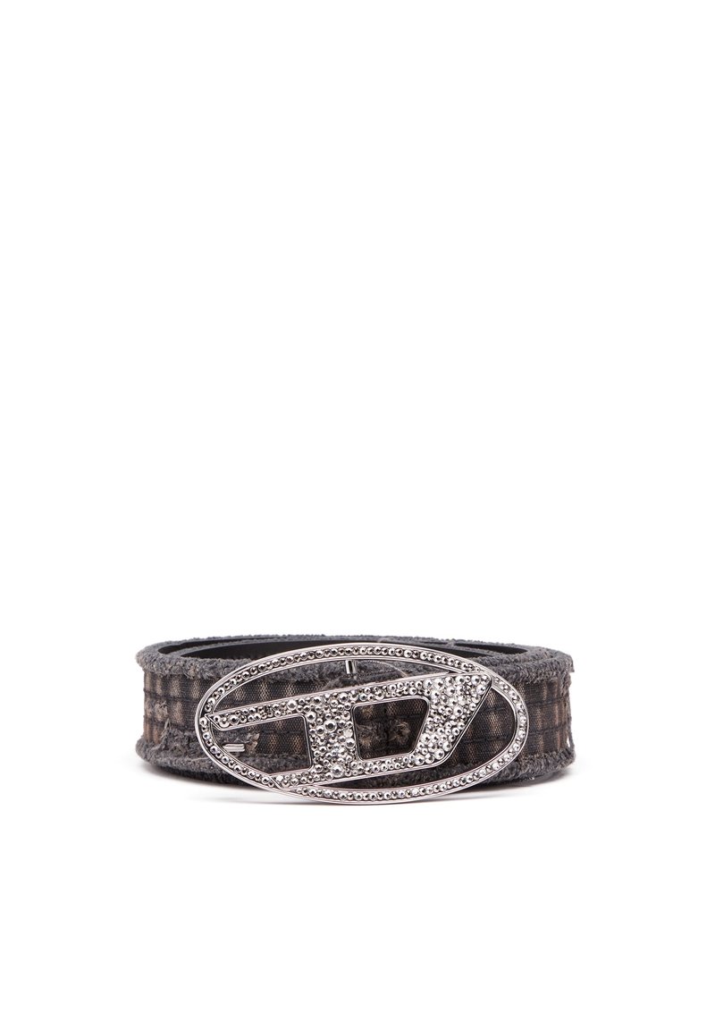 Diesel - B-1DR STRASS - Riem - black, Vergroten