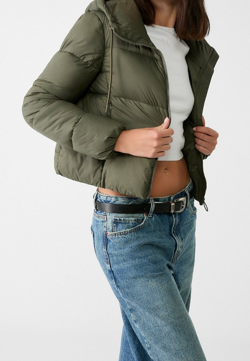 Stradivarius Winterjas - khaki