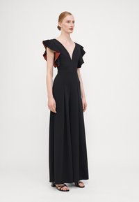 WAL G TALL PIP RUFFLE - Kombinezonas - black/burnt orange