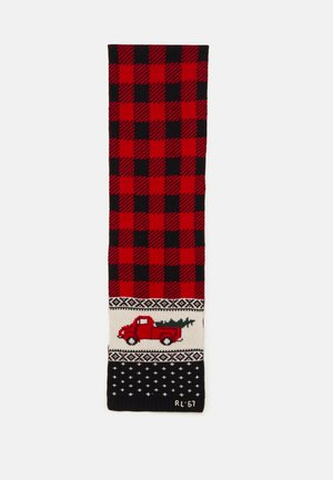 WINTER SCARF UNISEX - Huivi - red/black