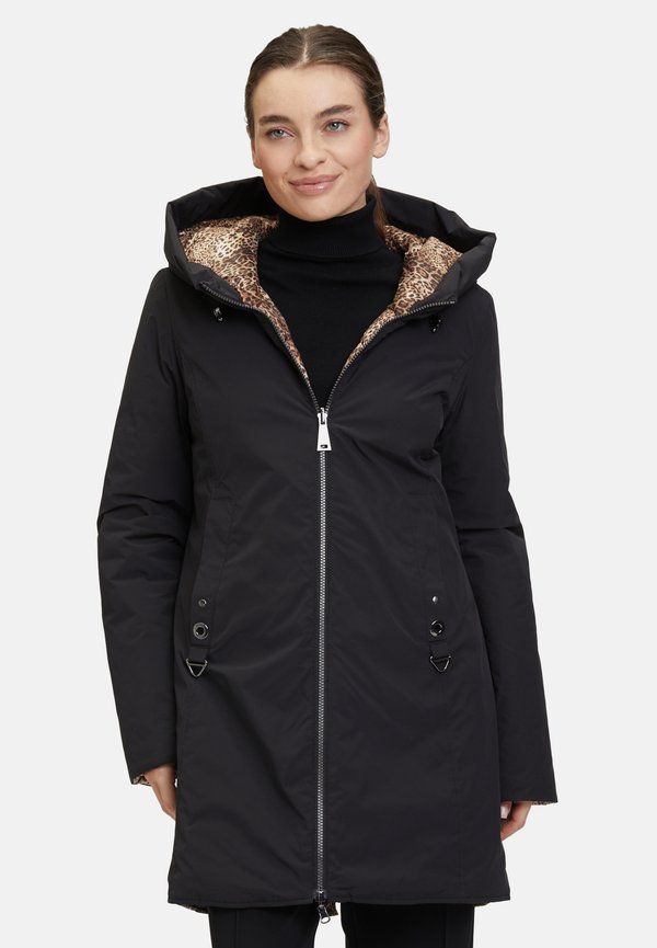 MIT KAPUZE - Wintermantel - schwarz