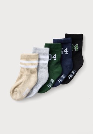 Friboo by Zalando, 5 PACK - Чорапи - black/grey/olive