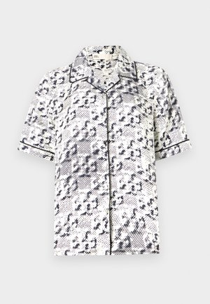 Tory Burch PRINTED CAMP SHIRT - Chemisier - new ivory