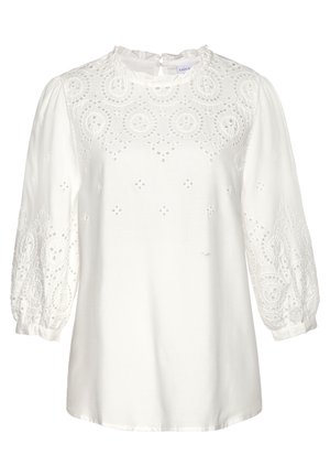 EYLET - Bluse - creme