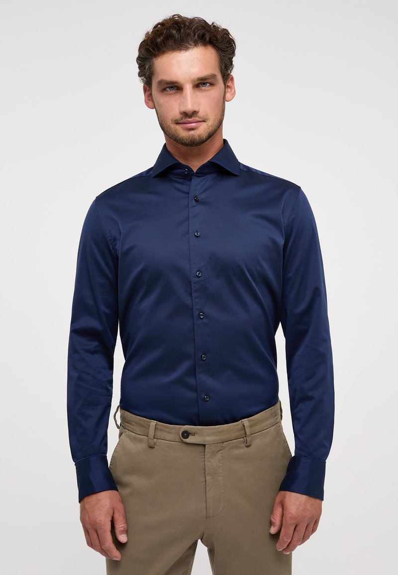 Eterna SOFT LUXURY SHIRT - SLIM FIT - Hemd - navy