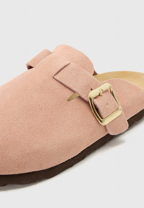 LEATHER - Slippers - rose3
