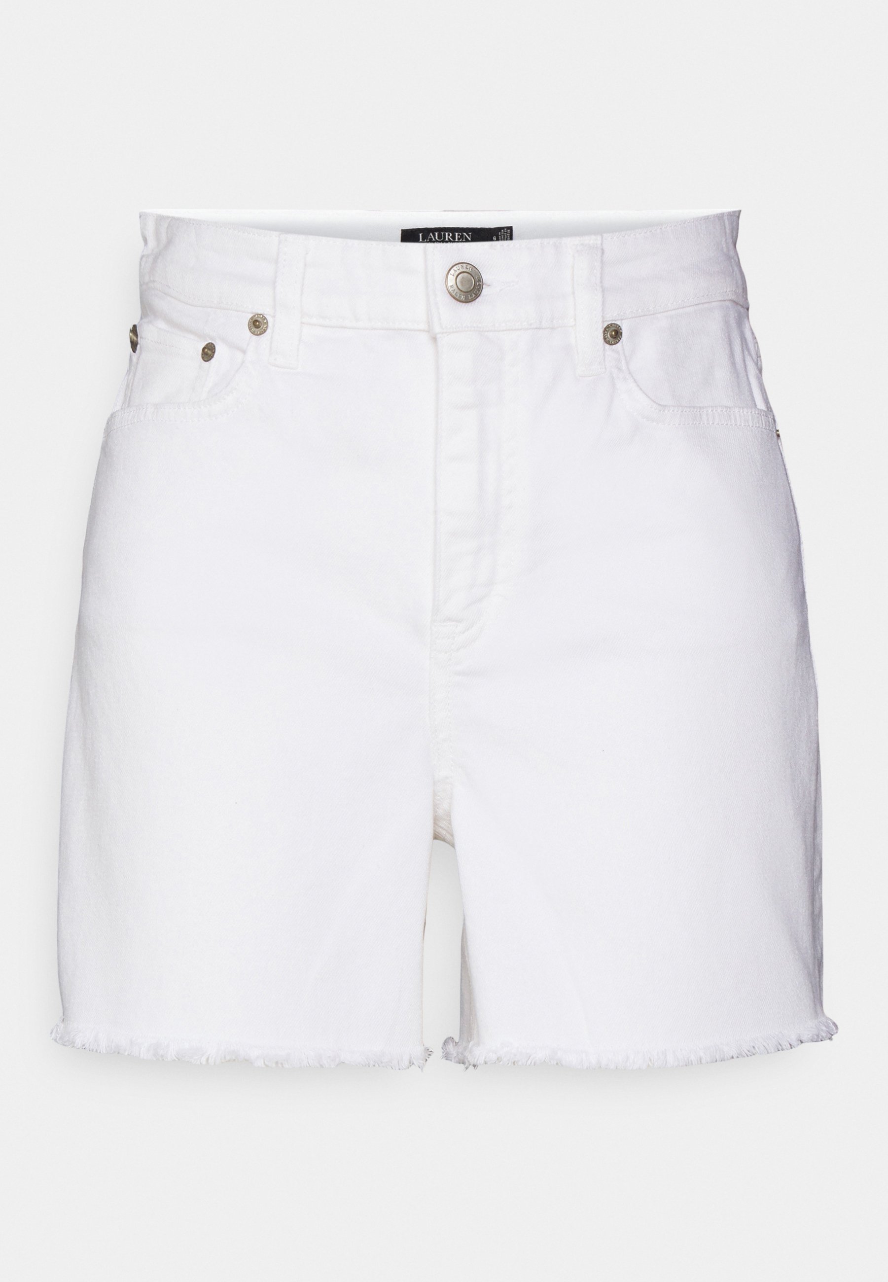 Ralph lauren white denim shorts Clearance
