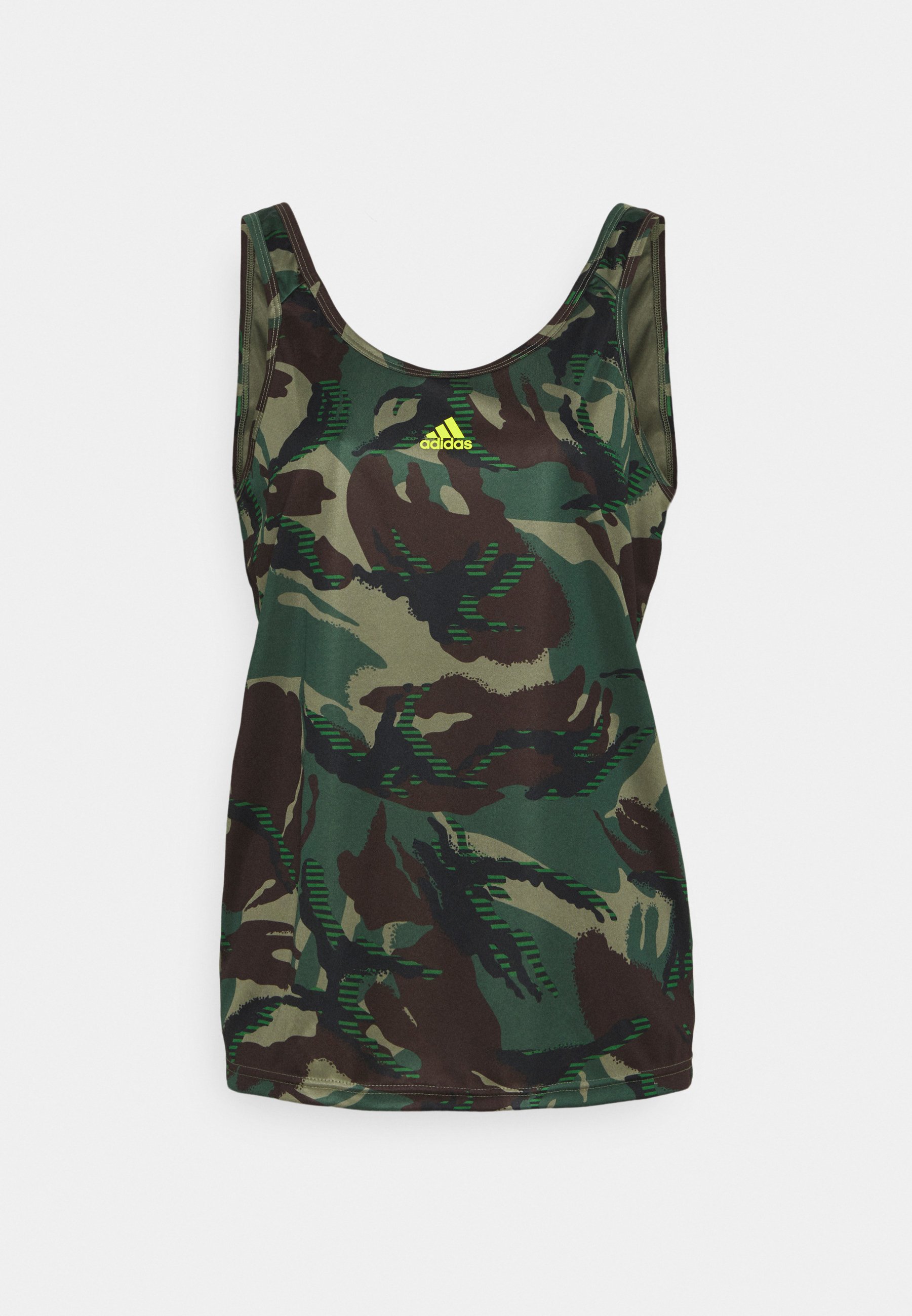No lo hagas corona Canberra adidas Performance CAMO - Camiseta de deporte - green oxide/acid yellow/verde - Zalando.es No lo hagas corona Canberra adidas Performance CAMO - Camiseta de deporte - green oxide/acid yellow/verde - Zalando.es