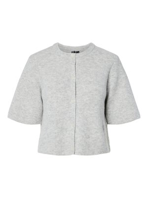 Pieces PCSILLY O-NECK - Cardigan - light grey
