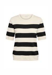 LIZZA STRIPED - Tricou cu imprimeu - black turtledove bold stripe