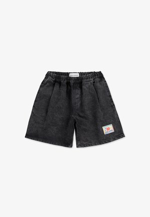 SMILING UNISEX - Short en jean - anthracite