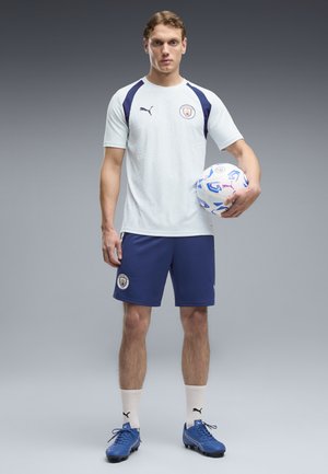 Puma, MANCHESTER CITY FC TRAINING SHORTS W/ POCKETS - Klub merchandise - blue jewel-dewdrop