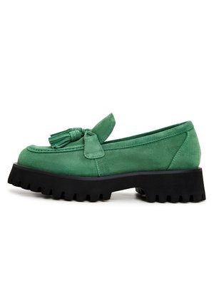 Loaferit/pistokkaat - green
