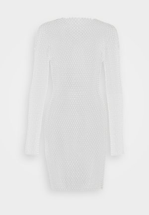 Gina Tricot RHINESTONE DRESS - Robe de soirée - offwhite