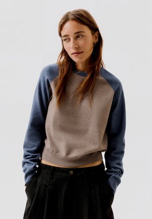 Bershka, JUMPER - Pullover - dark brown