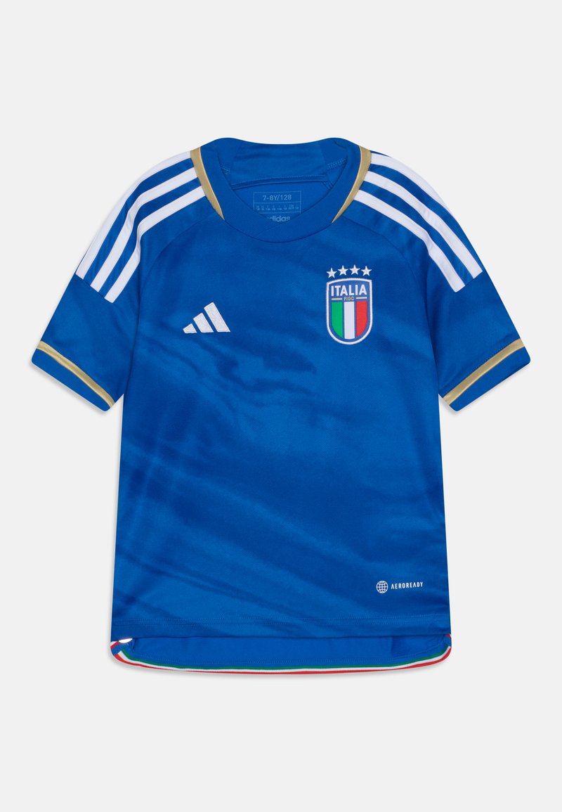 Adidas Performance ITALY FIGC HOME UNISEX Sportovn Tri ko Blue adidas-performance-italy-figc-home-unisex-sportovn-tri-ko-blue