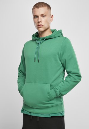 Urban Classics BASIC TERRY  - Jersey con capucha - junglegreen