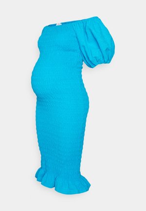 Never Fully Dressed MAMA BLUE PUFF SLEEVE  JOJO DRESS - Rochie de zi - blue