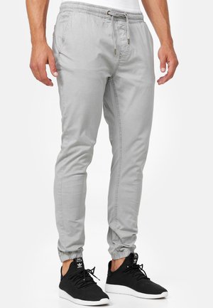 INDICODE JEANS FIELDS - Pantalones - lt grey