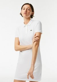 Lacoste - Jersey dress - blanc Thumbnail Image 1