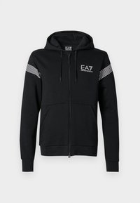 TRAIN 7 LINES HOODIE - Kapuzenpullover - black beauty