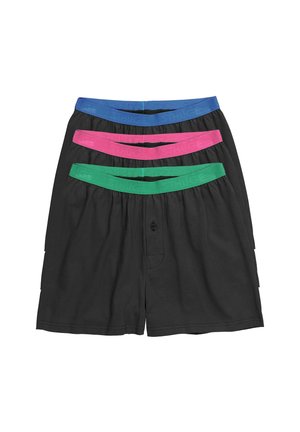 STHUGE BOXER SHORTS, FLEXLASTIC®, OEKO-TEX, 3-PACK, UNDERPANTS, UP TO 8XL - Weite Boxershorts - black