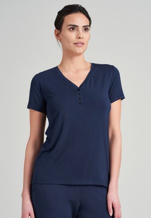 Schiesser MIX RELAX - Maglia del pigiama - blue