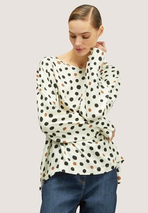 FANTASIA A POIS - Blouse - bianco