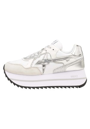 W6YZ DEVA W - Sneakers laag - weiß/silber