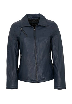 DALMA - Lederjacke - navy