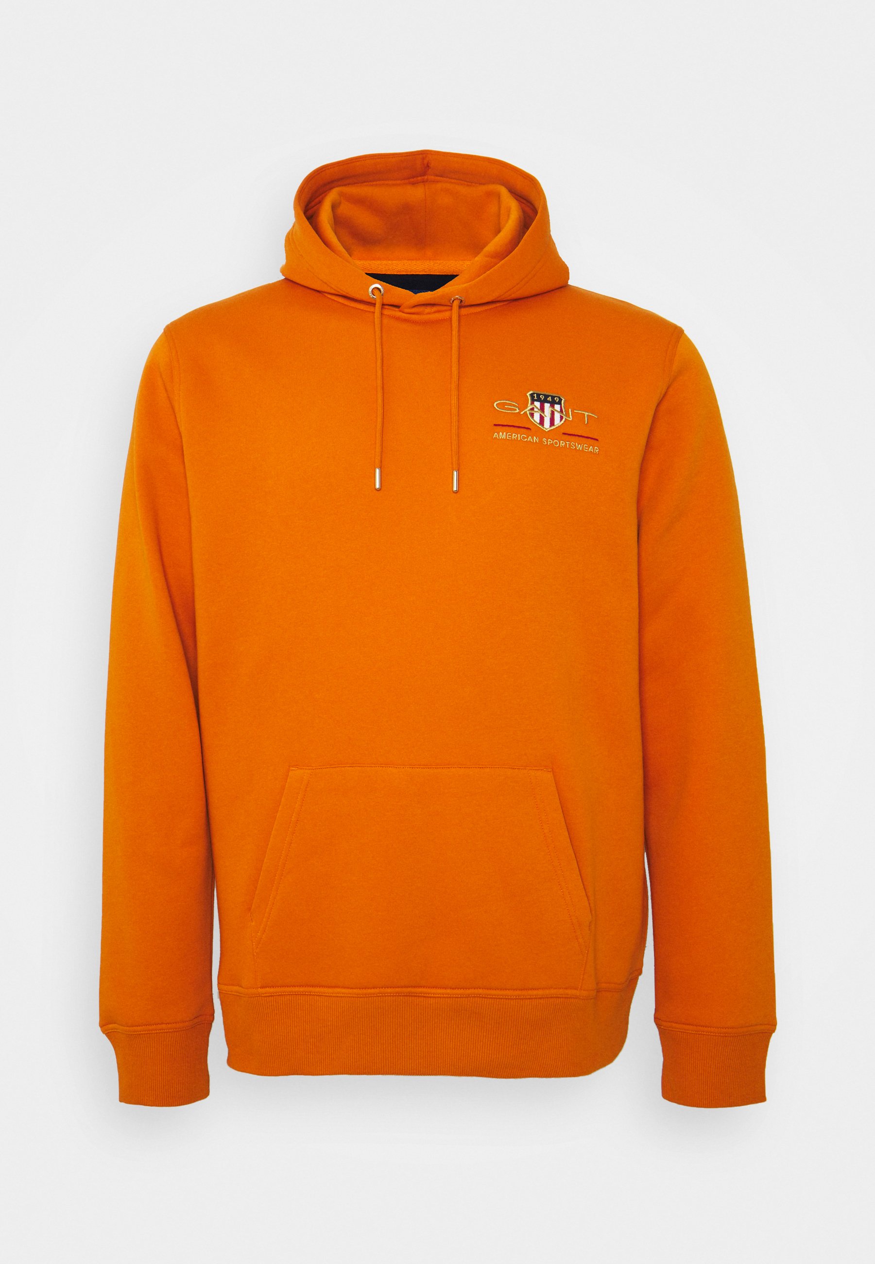 Orange college hoodie