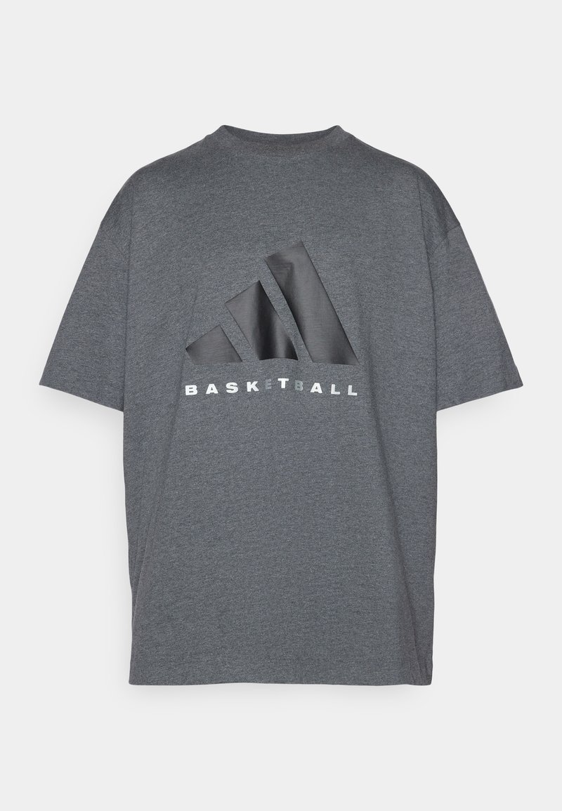 adidas performance T-shirt print grijs