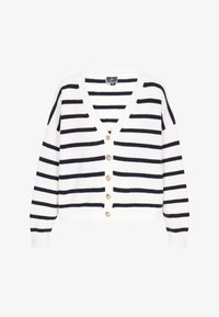 Ausgewählt, offwhite navy stripe