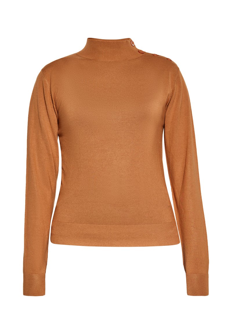 DreiMaster CO-BRANDED WITH RISA Strickpullover kamel/braun