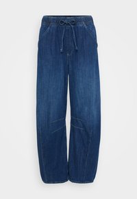 FAST HORSESHOE PULL ON HERRICK - Wide Leg - dark indigo