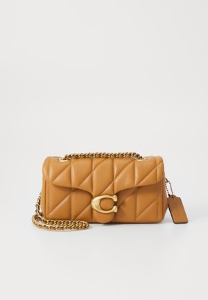 SHOULDER BAG WITH CHAIN - Sac bandoulière - honey brown