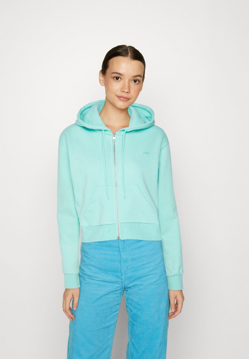 JJXX Jxabbie RLX Ls Every Sweat à Capuche Zippé SWT Noos Pour Femme, Beige Clair, L