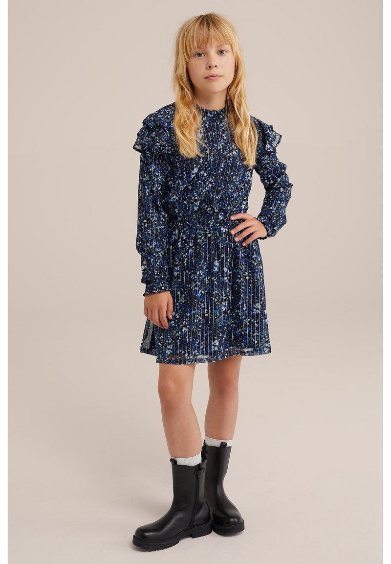 WE Fashion Košilové šaty - blue